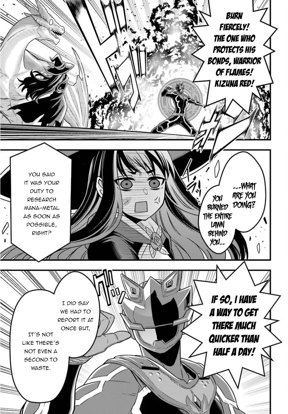 The Red Ranger Becomes An Adventurer In Another World Zinmanga X Chapter 1.1 Page 24