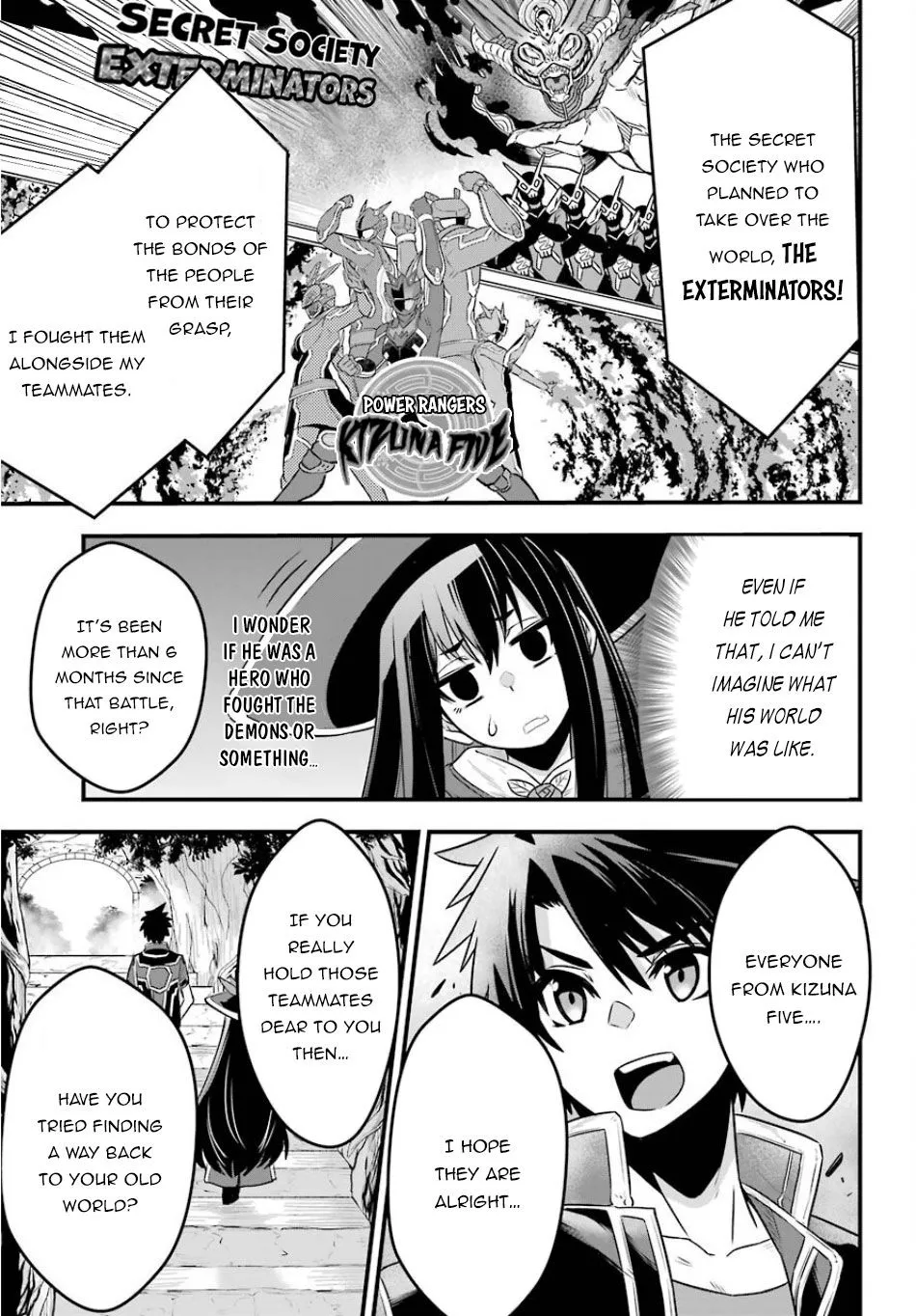 The Red Ranger Becomes An Adventurer In Another World Zinmanga X Chapter 1.1 Page 32