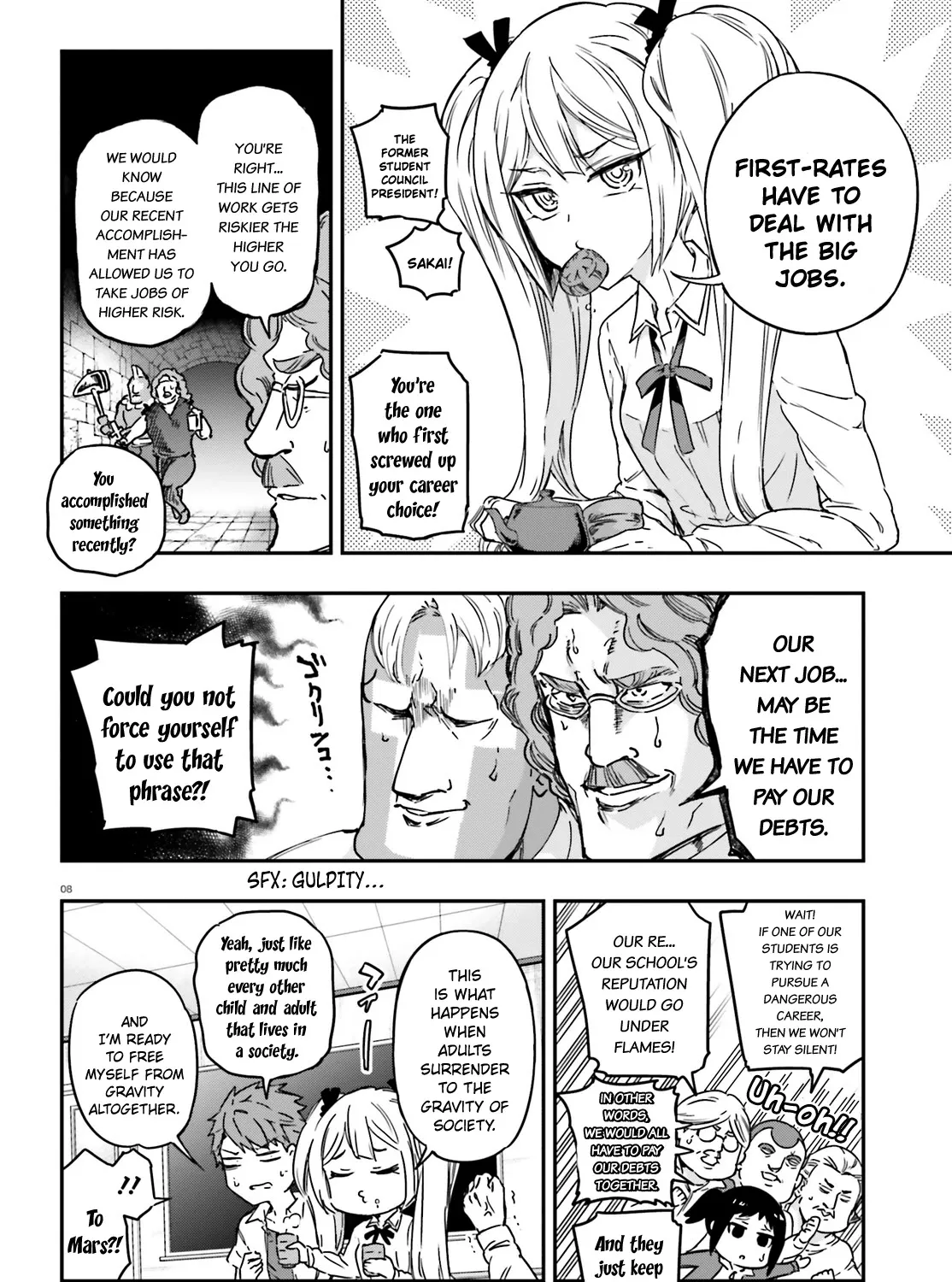 D-Frag! Zinmanga X Chapter 137 Page 15
