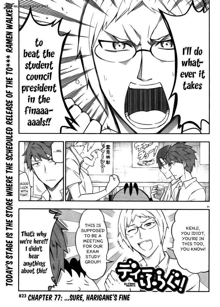 D-Frag! Zinmanga X Chapter 77 Page 1