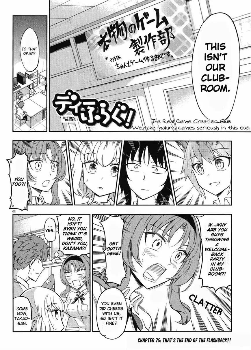 D-Frag! Zinmanga X Chapter 75 Page 2