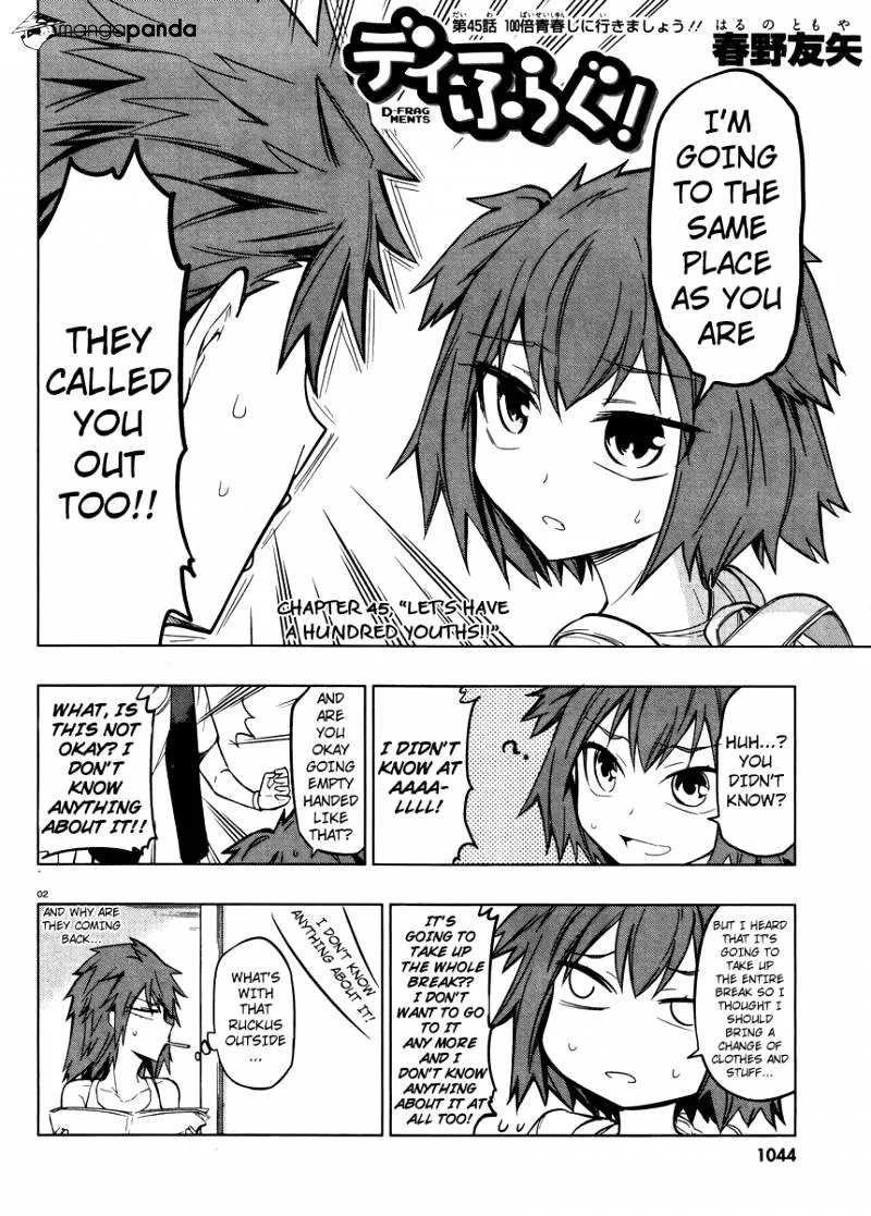 D-Frag! Zinmanga X Chapter 45 Page 2