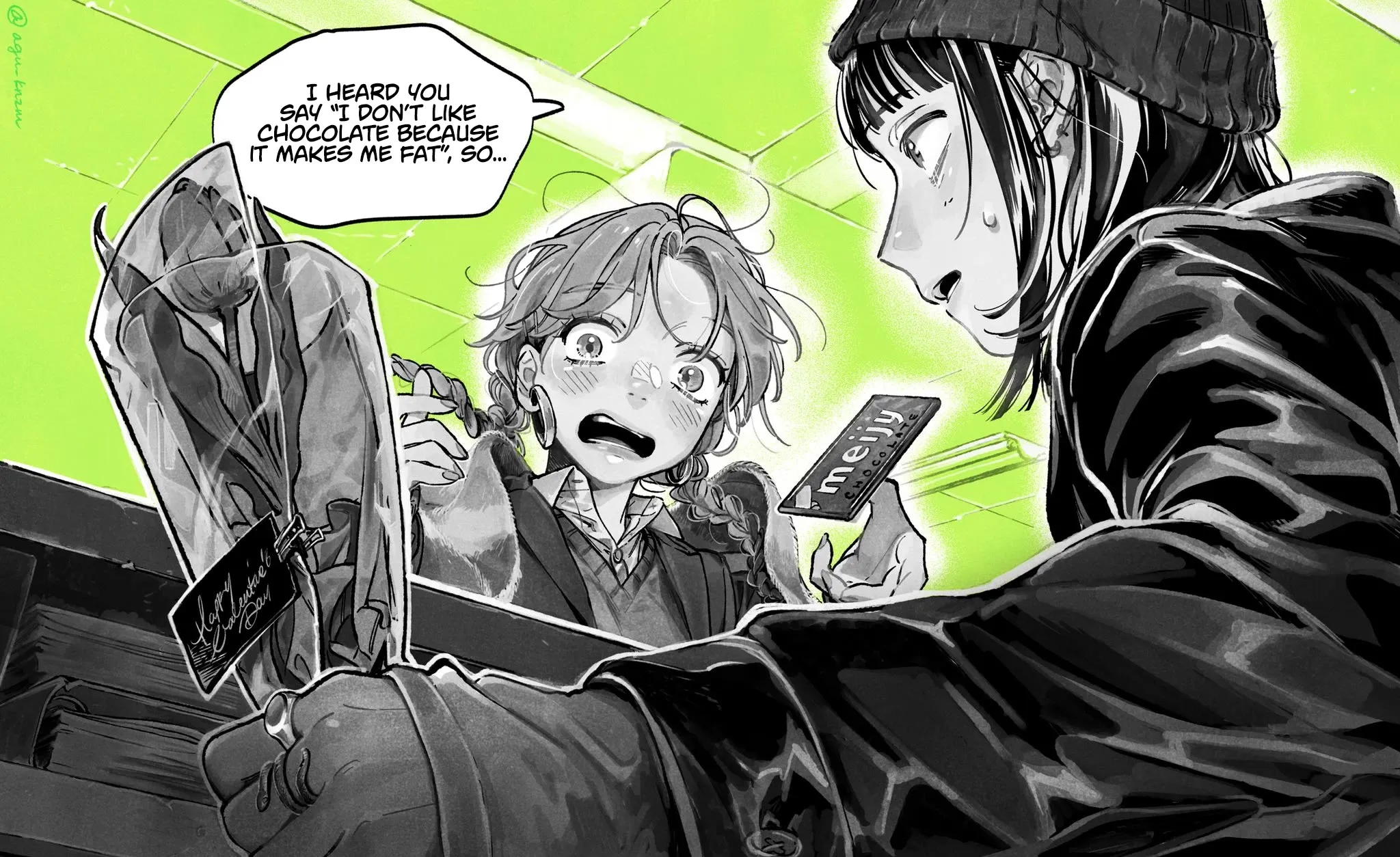 The Guy She Was Interested In Wasn't A Guy At All Zinmanga X Chapter 37.1 Page 1