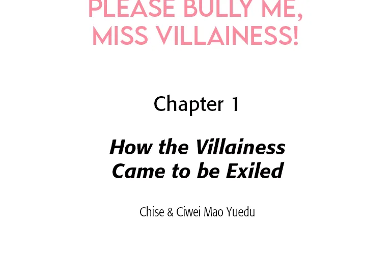 Please Bully Me, Miss Villainess! Zinmanga X Chapter 1 Page 2