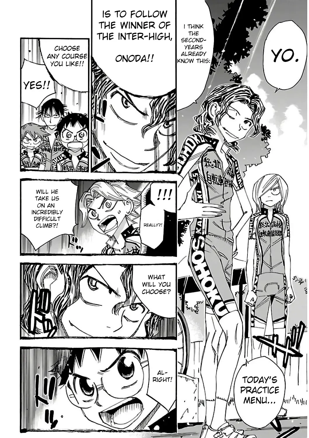 Yowamushi Pedal Zinmanga X Chapter 545 Page 35