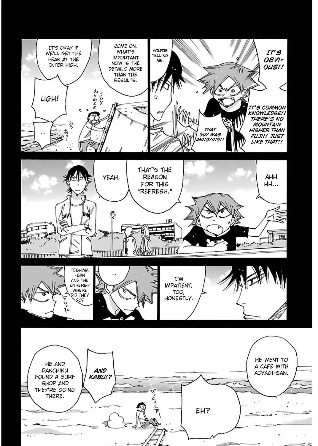 Yowamushi Pedal Zinmanga X Chapter 516 Page 35