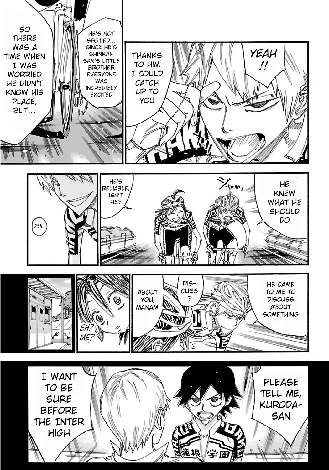 Yowamushi Pedal Zinmanga X Chapter 488 Page 25