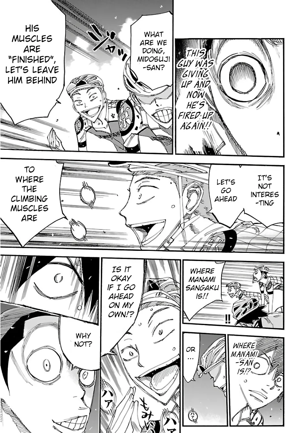 Yowamushi Pedal Zinmanga X Chapter 487 Page 25