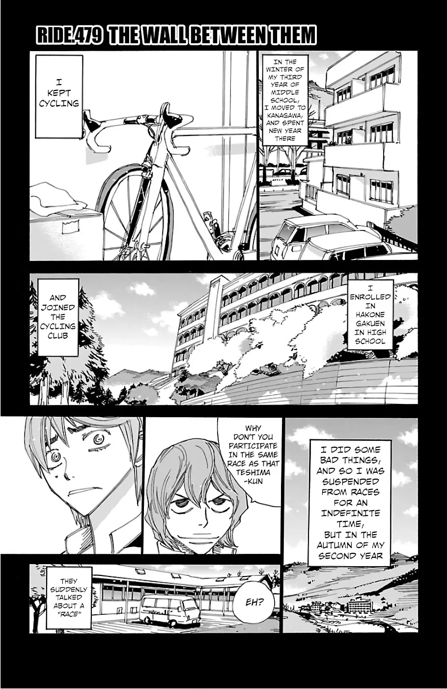 Yowamushi Pedal Zinmanga X Chapter 479 Page 1