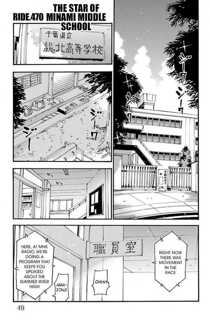 Yowamushi Pedal Zinmanga X Chapter 470 Page 1