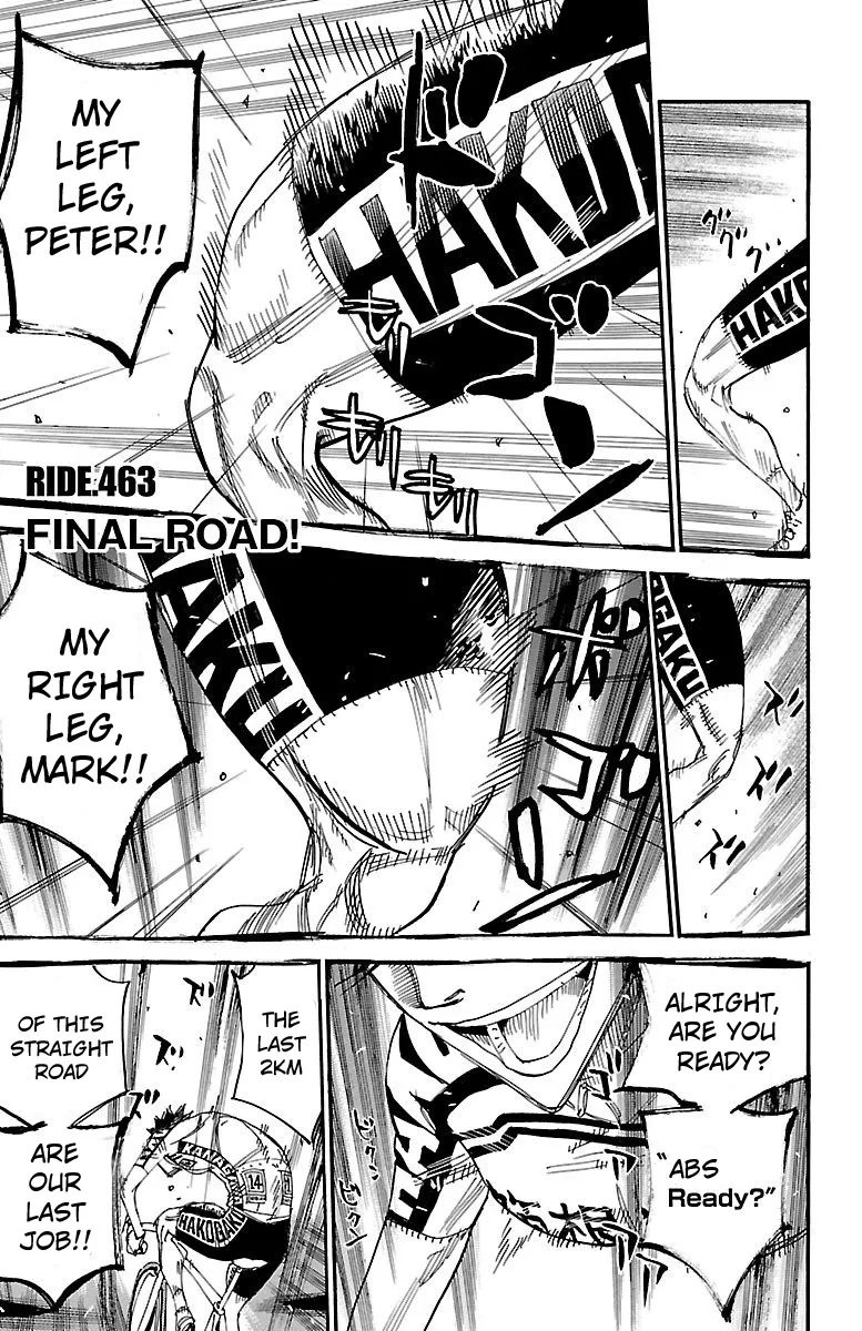 Yowamushi Pedal Zinmanga X Chapter 463 Page 1