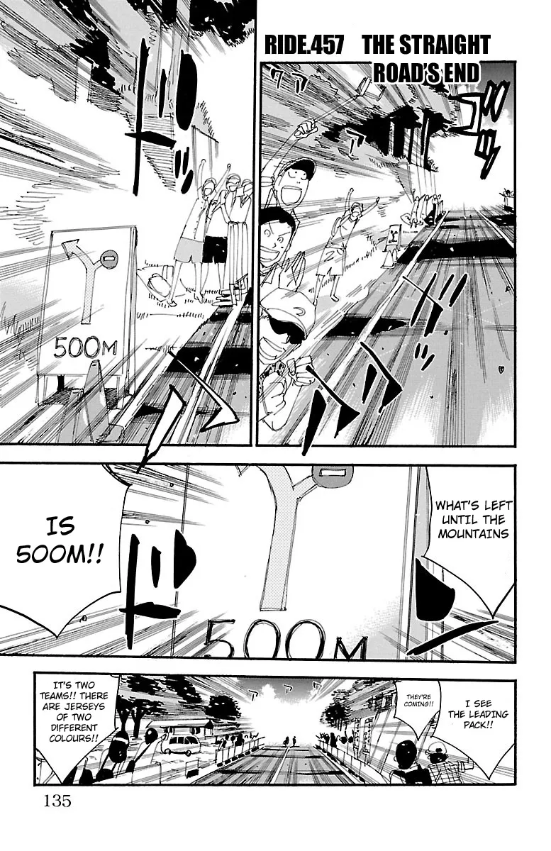 Yowamushi Pedal Zinmanga X Chapter 457 Page 1