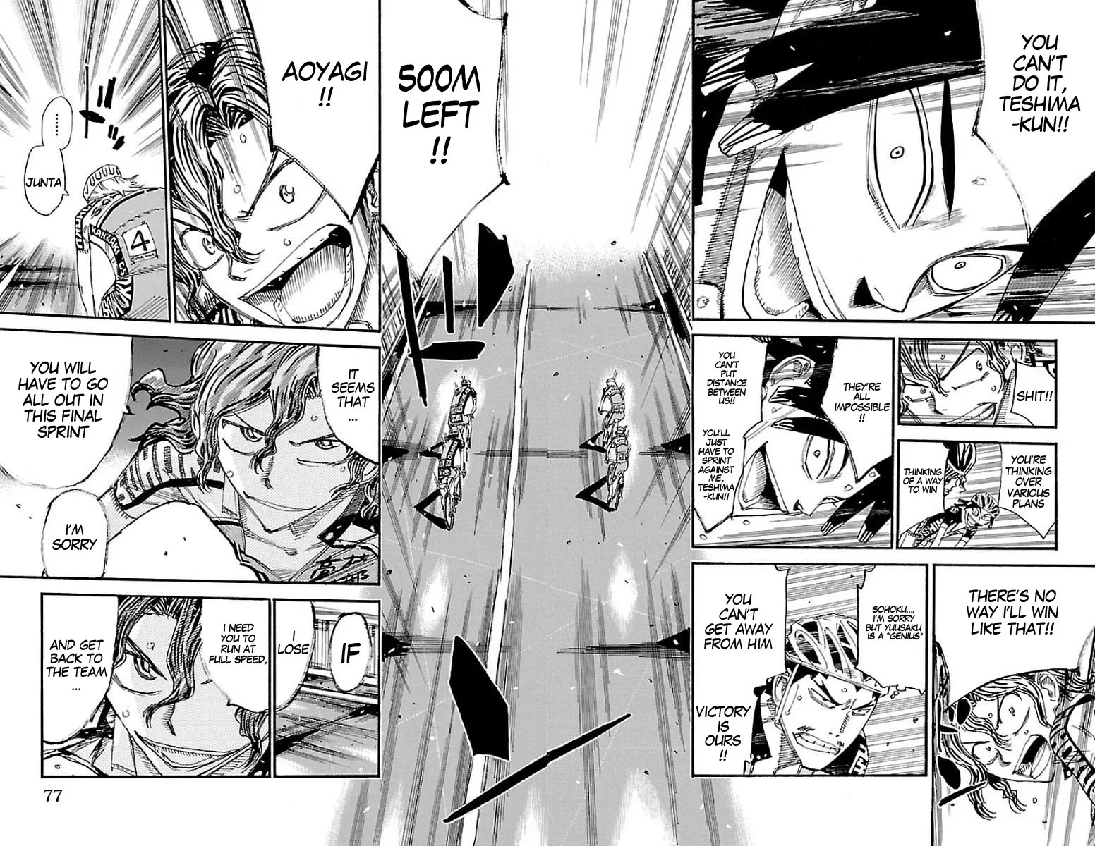 Yowamushi Pedal Zinmanga X Chapter 445 Page 17