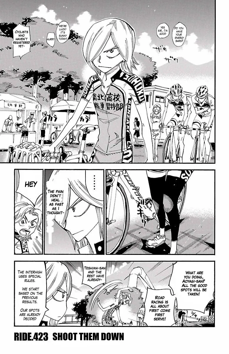 Yowamushi Pedal Zinmanga X Chapter 423 Page 1