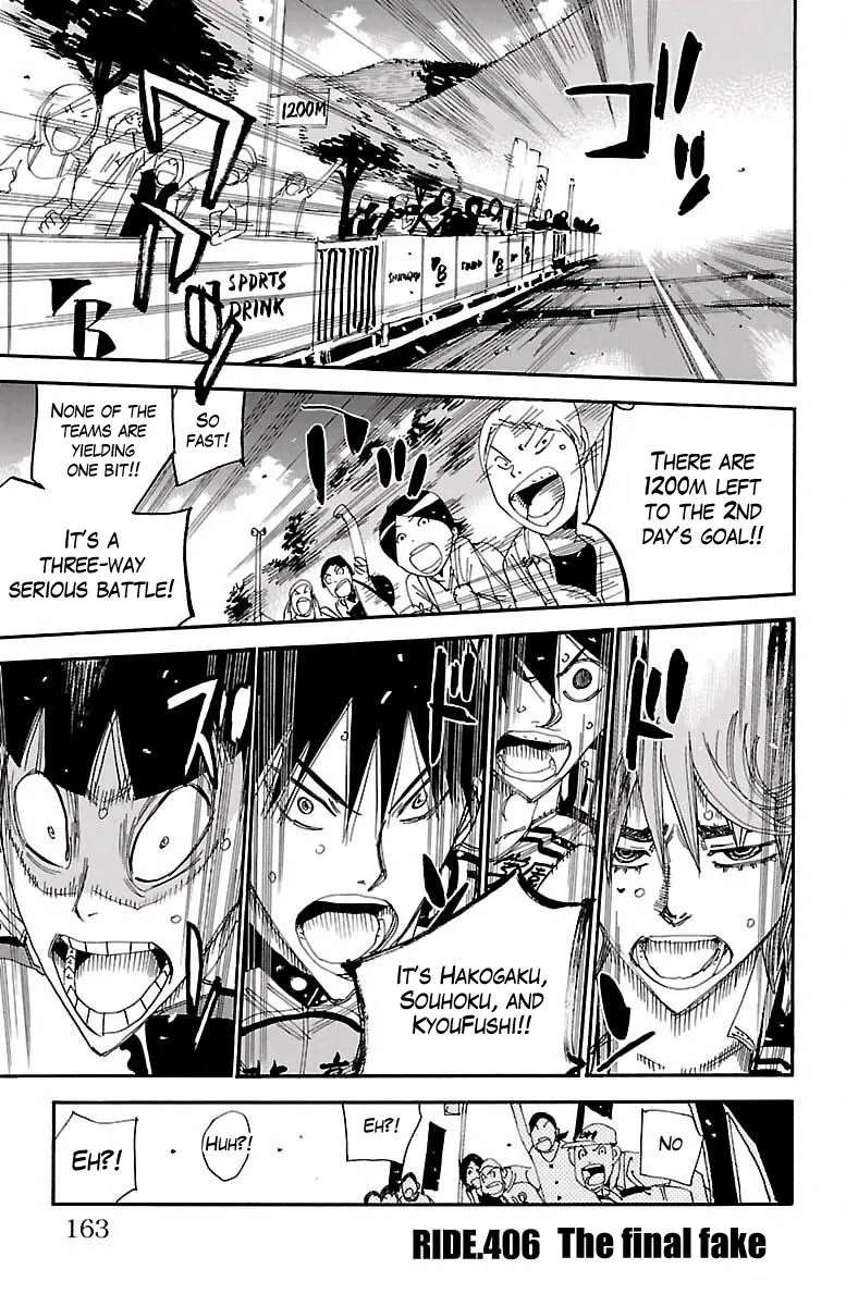 Yowamushi Pedal Zinmanga X Chapter 406 Page 1