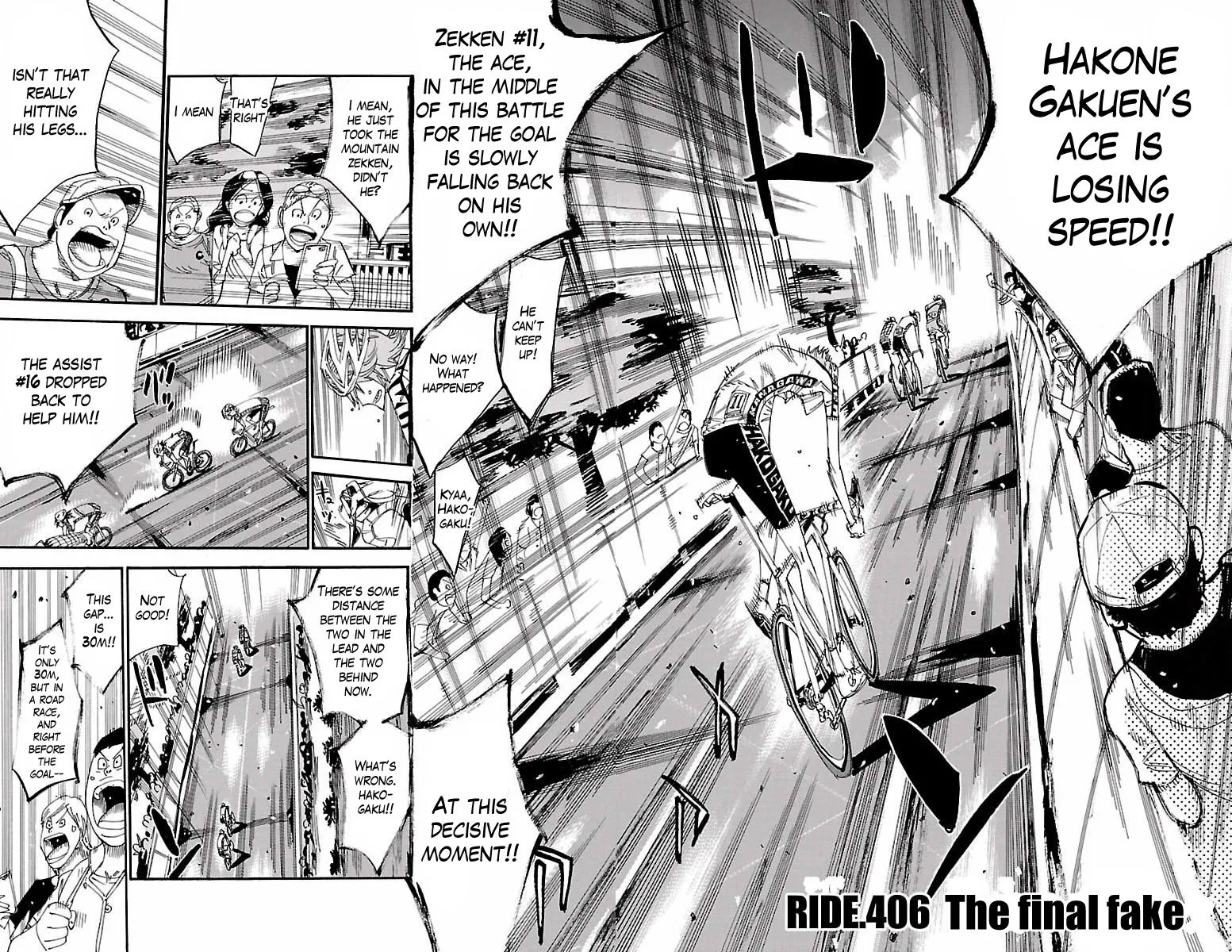 Yowamushi Pedal Zinmanga X Chapter 406 Page 4