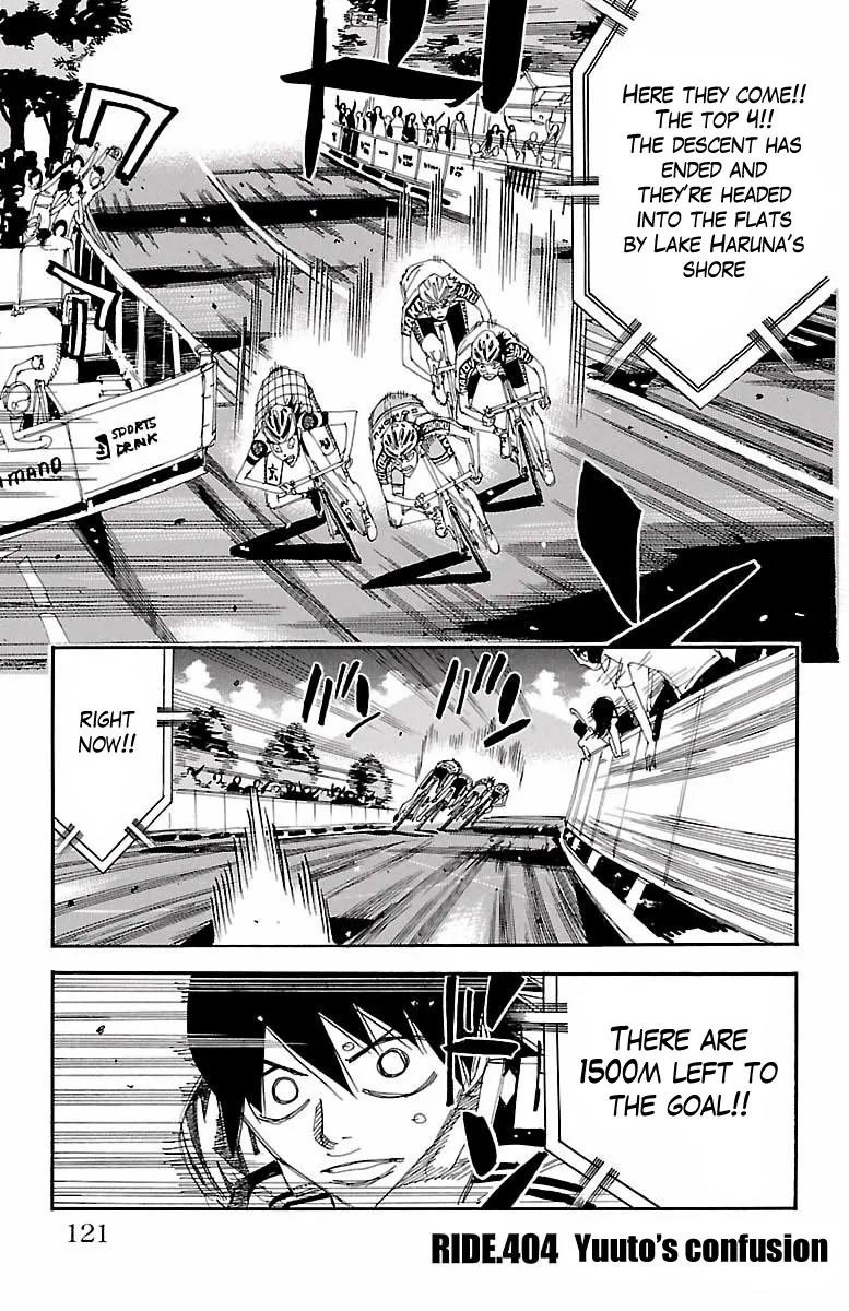 Yowamushi Pedal Zinmanga X Chapter 404 Page 1