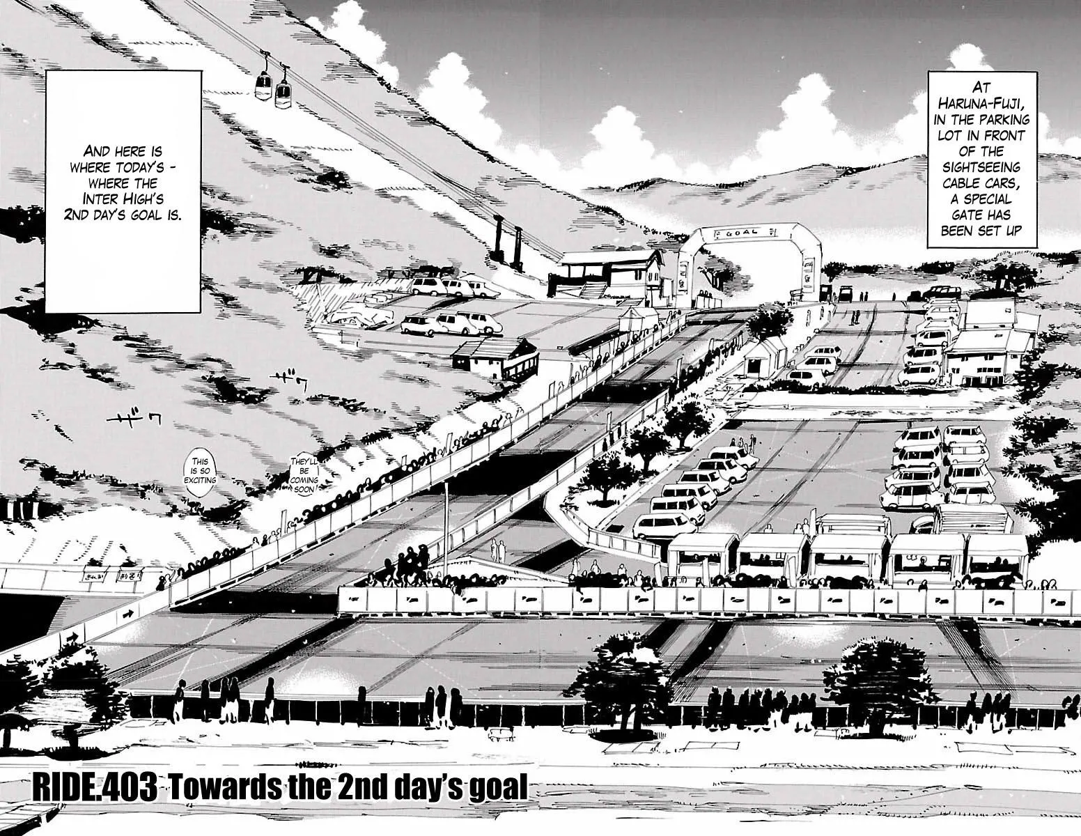 Yowamushi Pedal Zinmanga X Chapter 403 Page 1