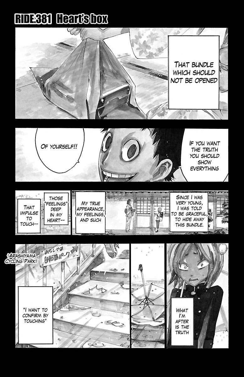 Yowamushi Pedal Zinmanga X Chapter 381 Page 1