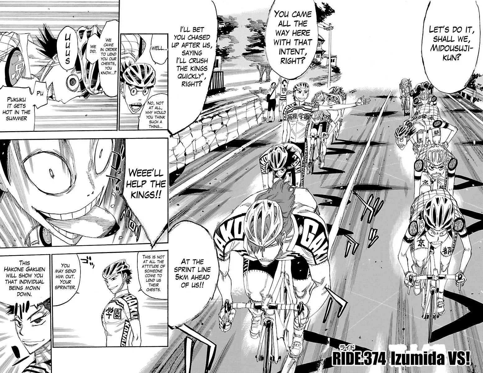 Yowamushi Pedal Zinmanga X Chapter 374 Page 2