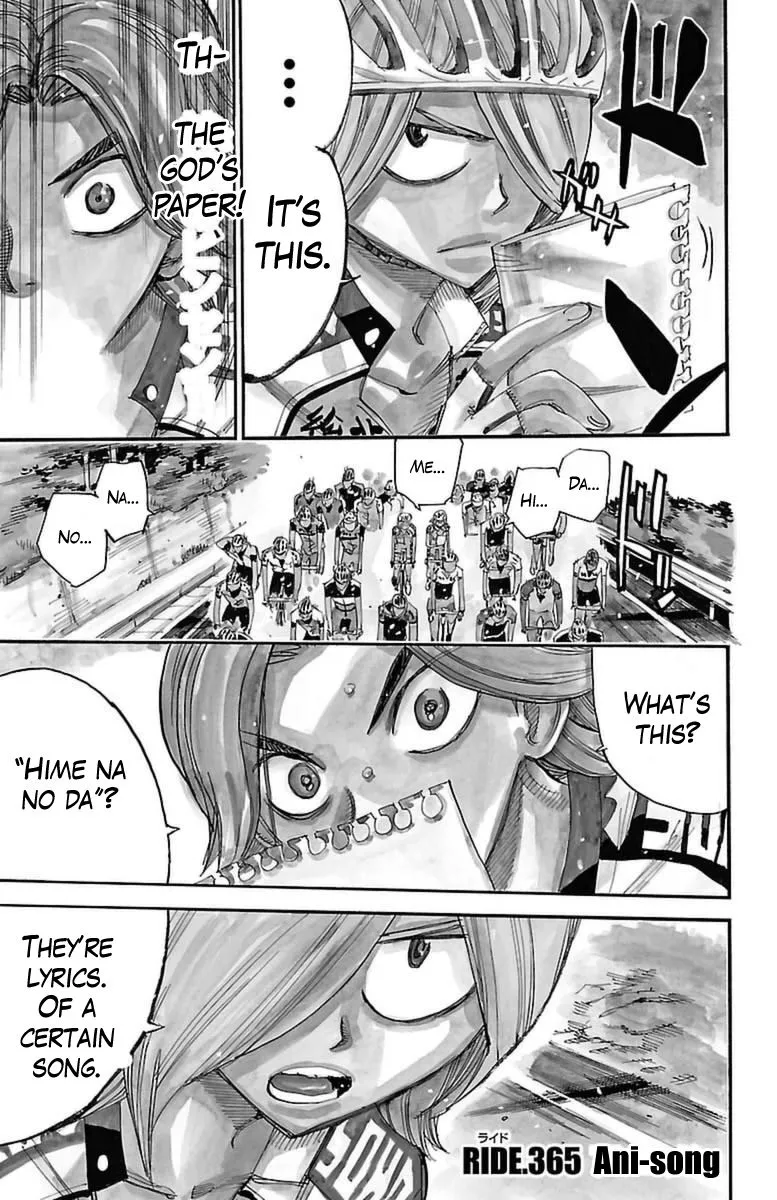 Yowamushi Pedal Zinmanga X Chapter 365 Page 1