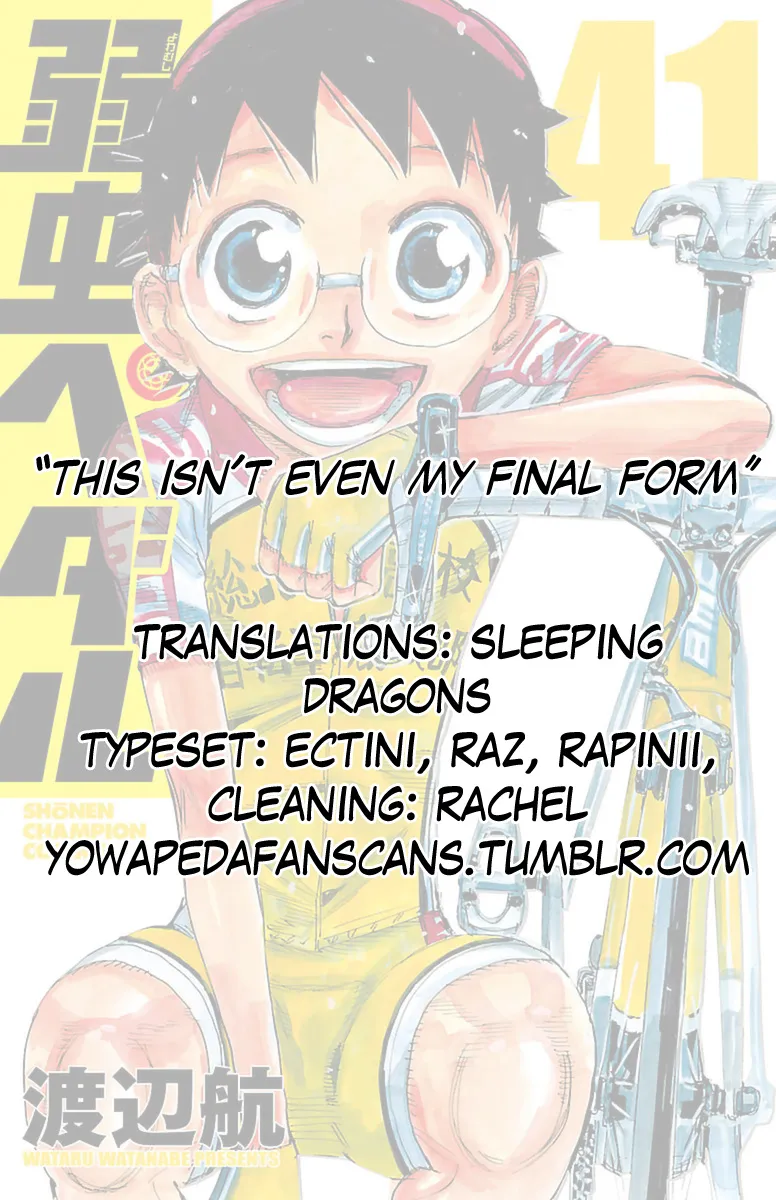 Yowamushi Pedal Zinmanga X Chapter 347 Page 18