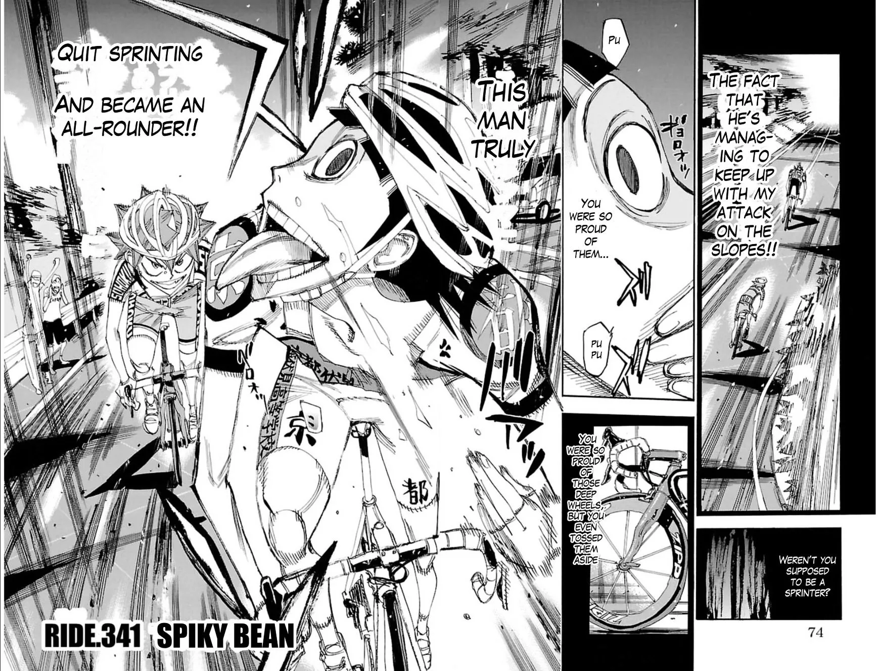 Yowamushi Pedal Zinmanga X Chapter 341 Page 4