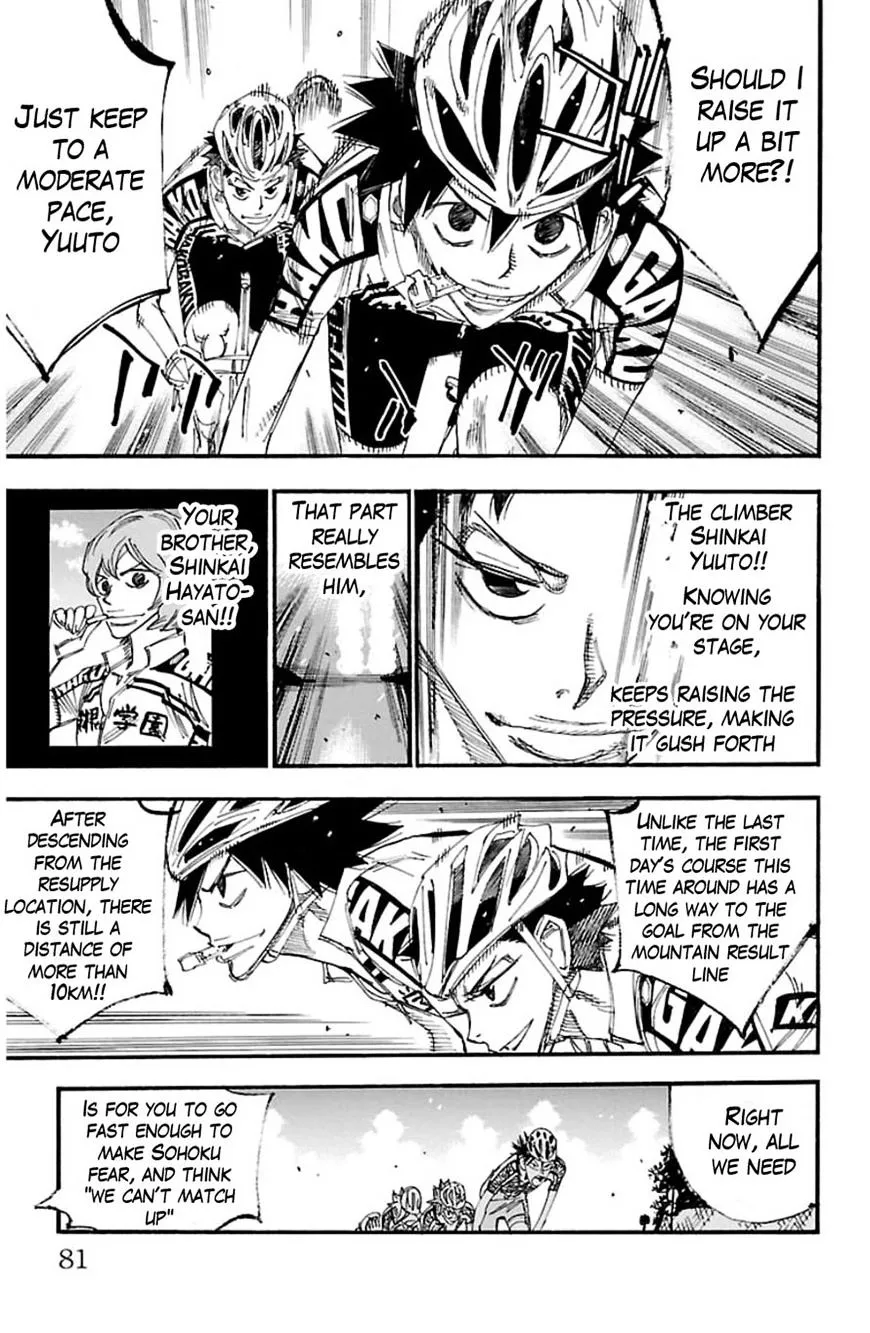 Yowamushi Pedal Zinmanga X Chapter 332 Page 4