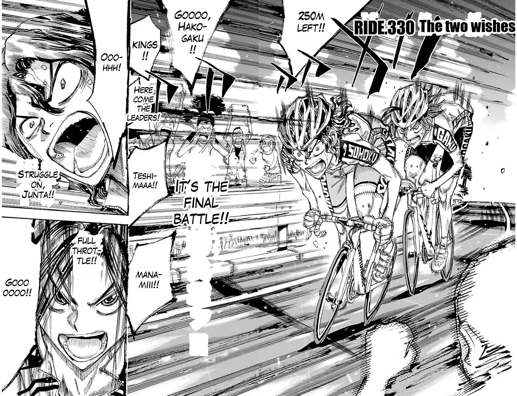 Yowamushi Pedal Zinmanga X Chapter 330 Page 2