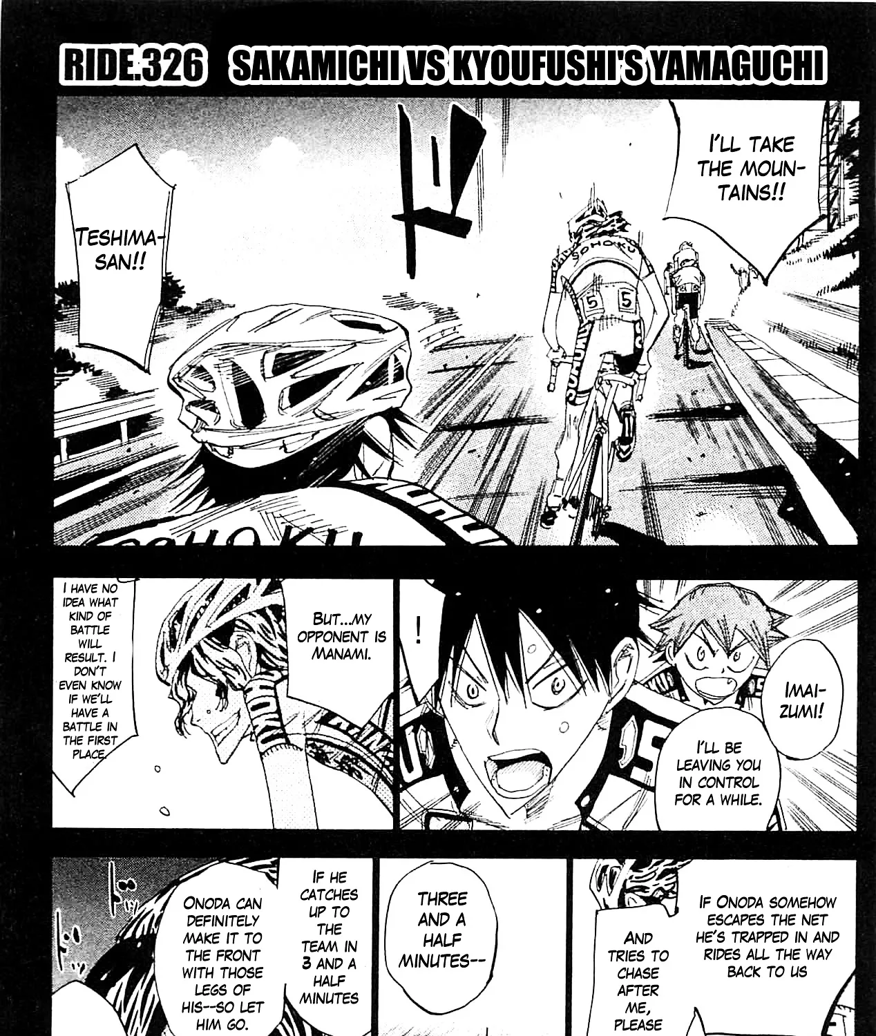 Yowamushi Pedal Zinmanga X Chapter 326 Page 1