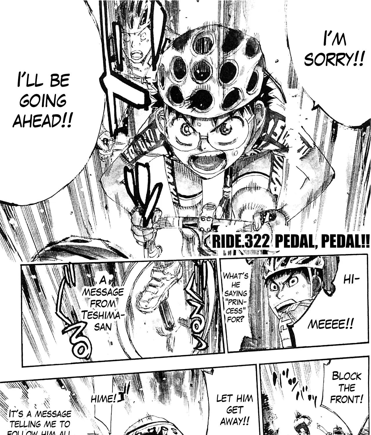 Yowamushi Pedal Zinmanga X Chapter 322 Page 1