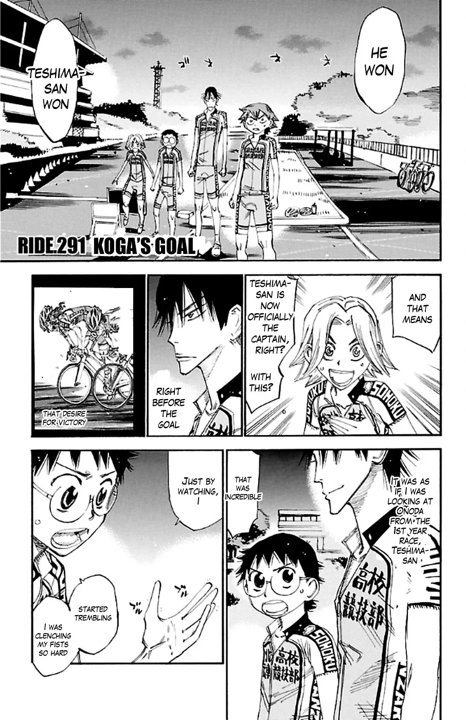 Yowamushi Pedal Zinmanga X Chapter 291.1 Page 1