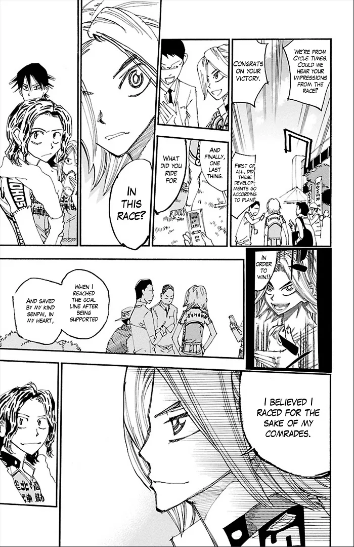 Yowamushi Pedal Zinmanga X Chapter 278 Page 9