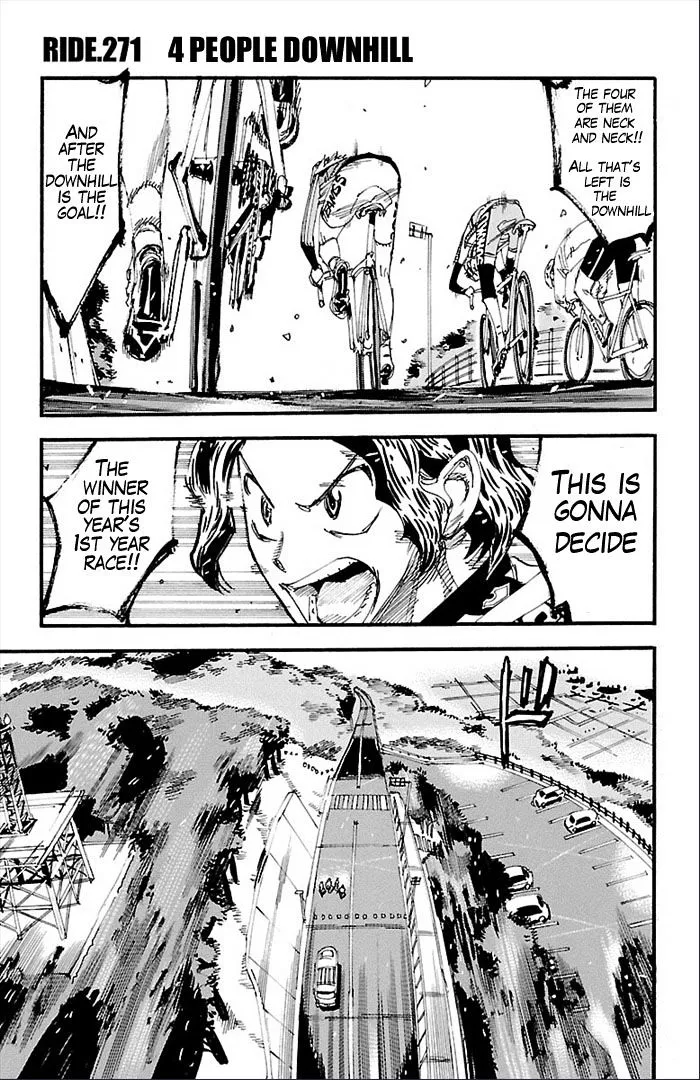 Yowamushi Pedal Zinmanga X Chapter 271 Page 1