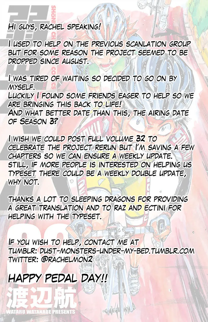 Yowamushi Pedal Zinmanga X Chapter 270 Page 21