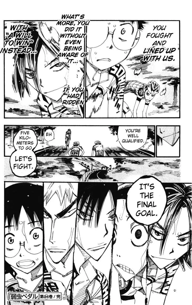 Yowamushi Pedal Zinmanga X Chapter 207 Page 20