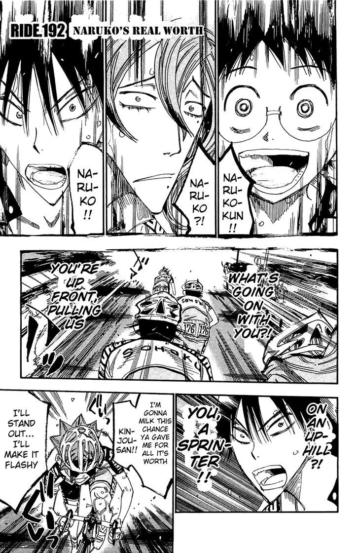Yowamushi Pedal Zinmanga X Chapter 192 Page 1