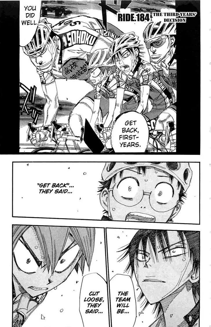 Yowamushi Pedal Zinmanga X Chapter 184 Page 1
