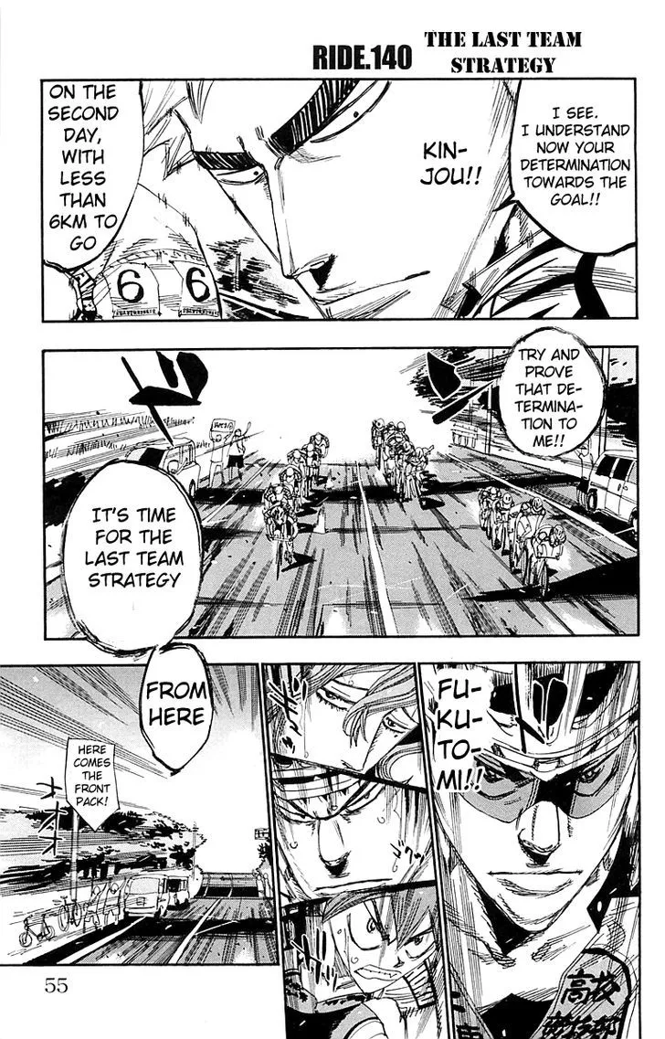 Yowamushi Pedal Zinmanga X Chapter 140 Page 1