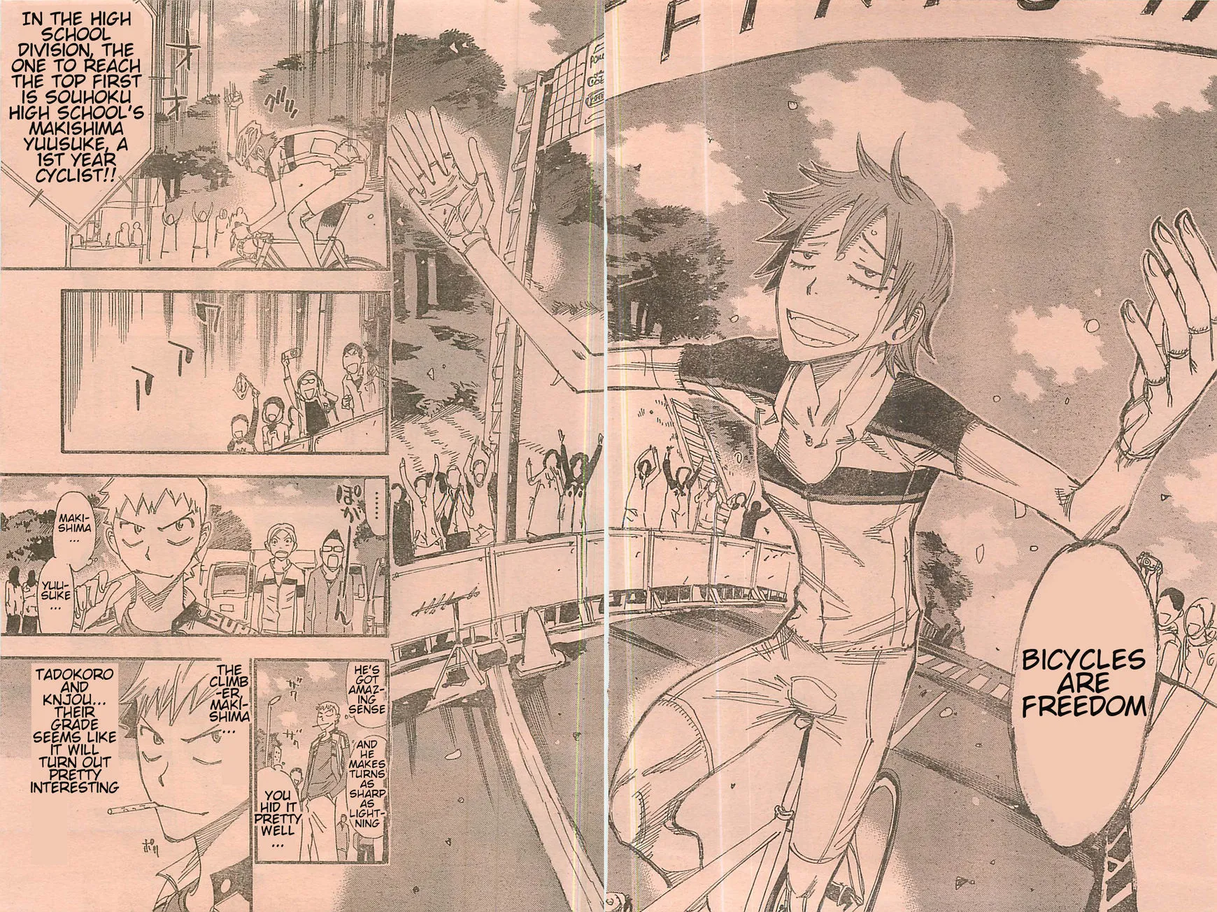Yowamushi Pedal Zinmanga X Chapter 103.4 Page 9
