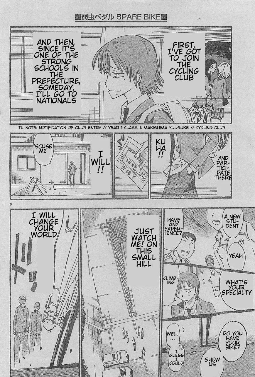 Yowamushi Pedal Zinmanga X Chapter 103.1 Page 15