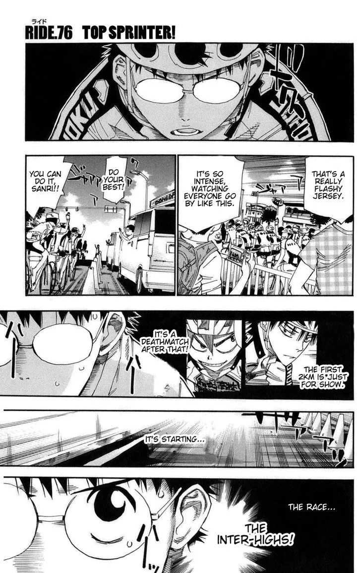 Yowamushi Pedal Zinmanga X Chapter 76 Page 1