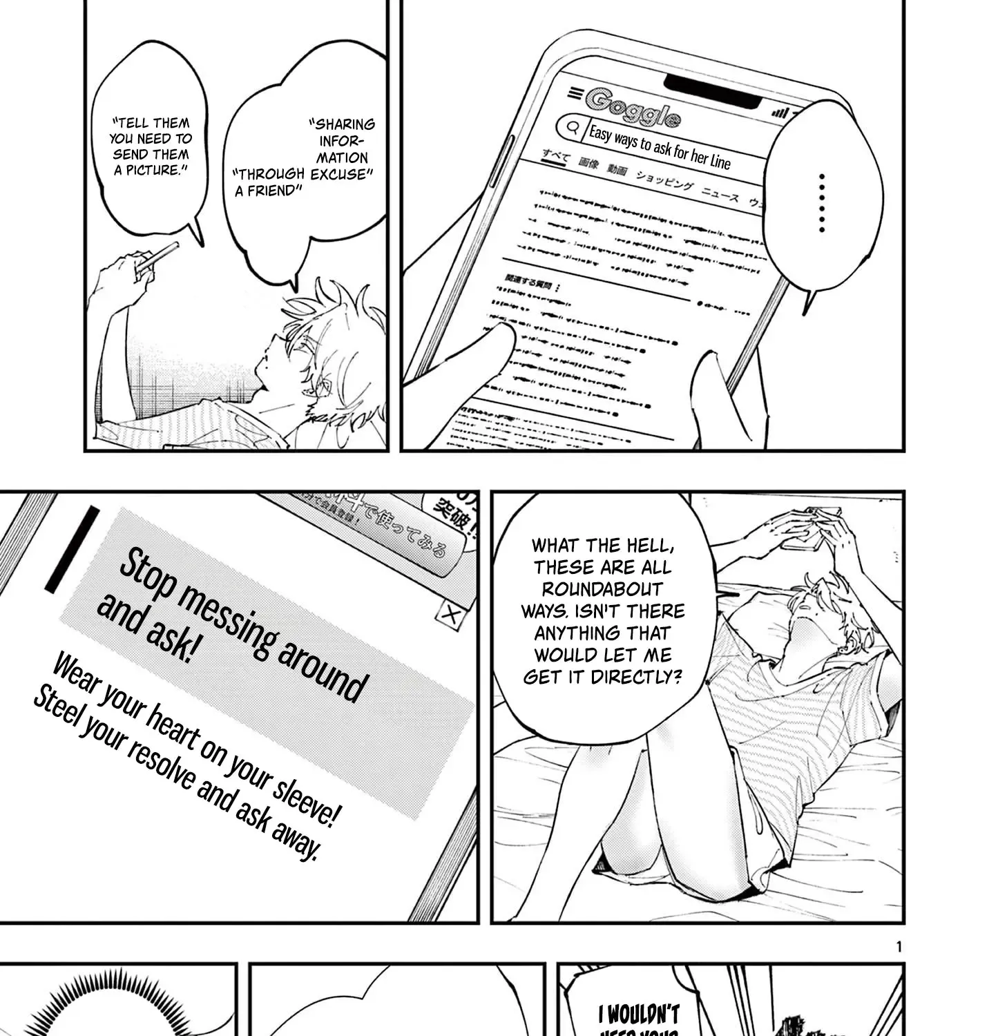 The Person Sitting Next To Me Looking At Me With Perverted Eyes Zinmanga X Chapter 40 Page 1