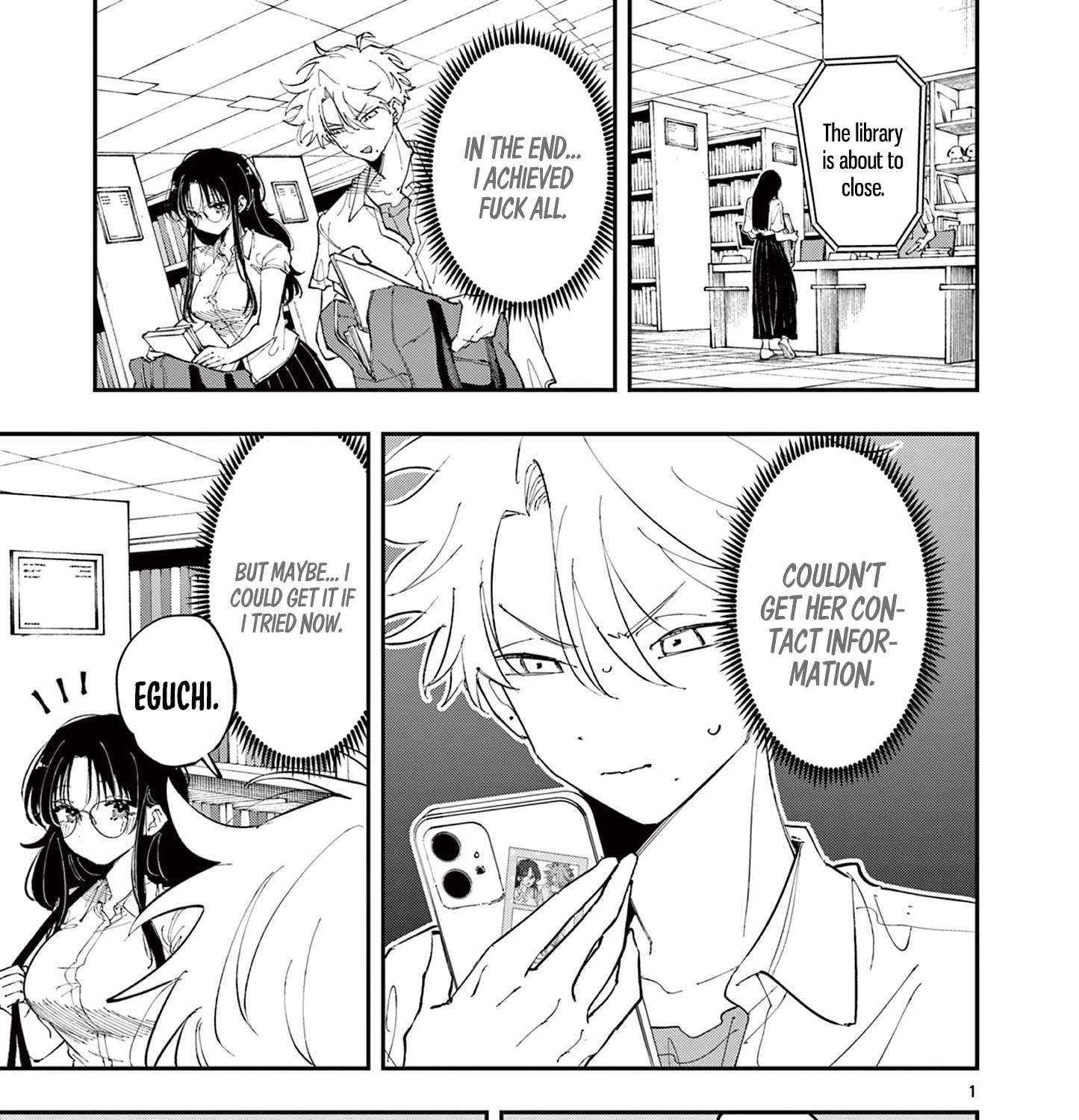 The Person Sitting Next To Me Looking At Me With Perverted Eyes Zinmanga X Chapter 39 Page 1