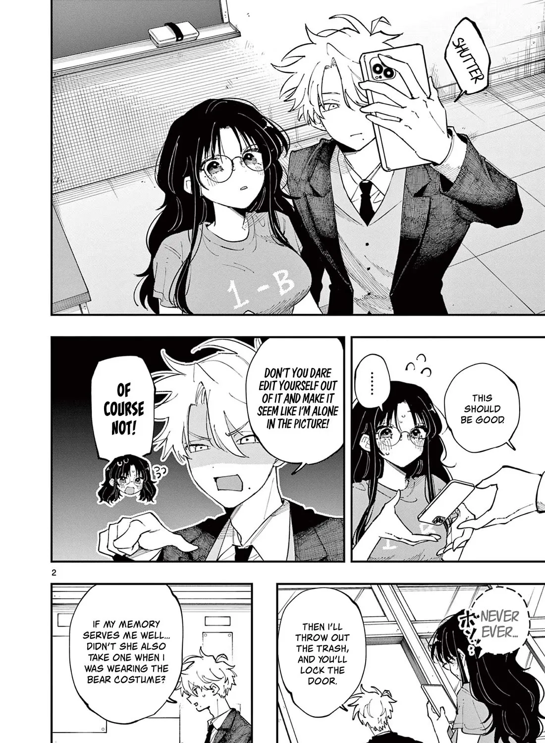 The Person Sitting Next To Me Looking At Me With Perverted Eyes Zinmanga X Chapter 32 Page 3