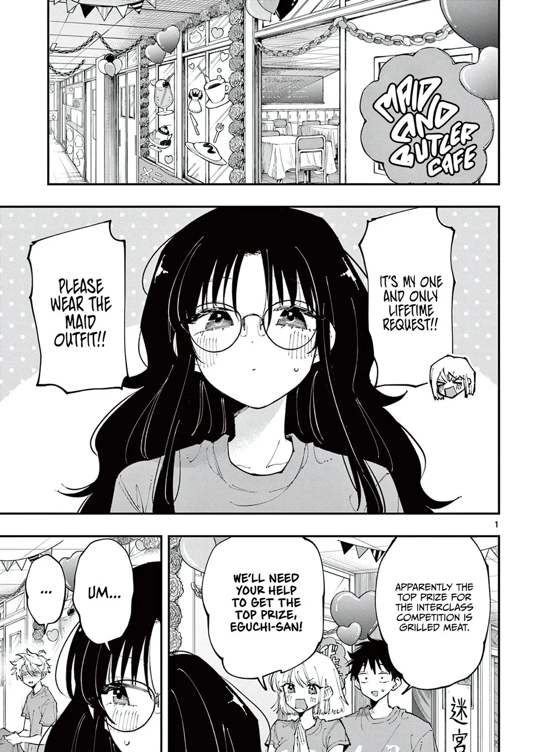 The Person Sitting Next To Me Looking At Me With Perverted Eyes Zinmanga X Chapter 22 Page 1