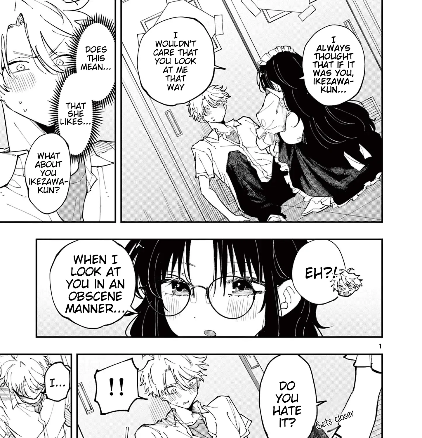 The Person Sitting Next To Me Looking At Me With Perverted Eyes Zinmanga X Chapter 17 Page 1