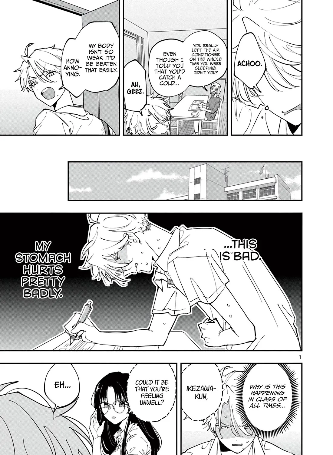 The Person Sitting Next To Me Looking At Me With Perverted Eyes Zinmanga X Chapter 10 Page 1