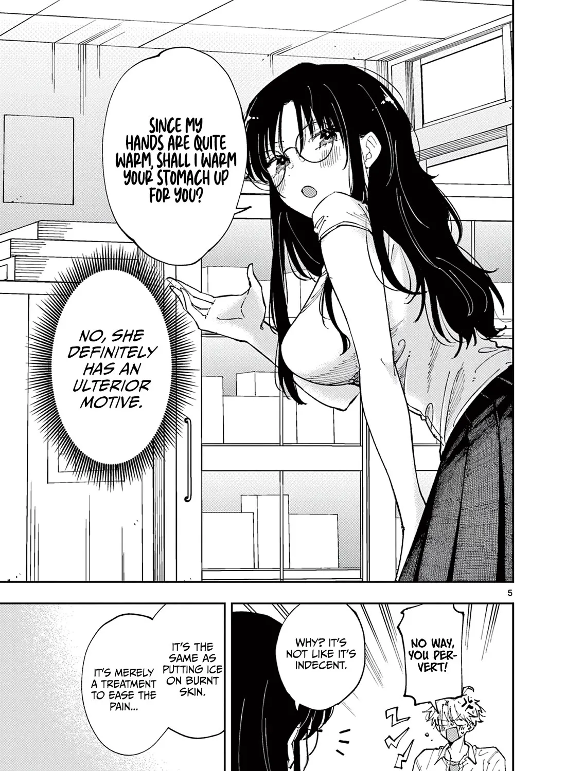 The Person Sitting Next To Me Looking At Me With Perverted Eyes Zinmanga X Chapter 10 Page 9