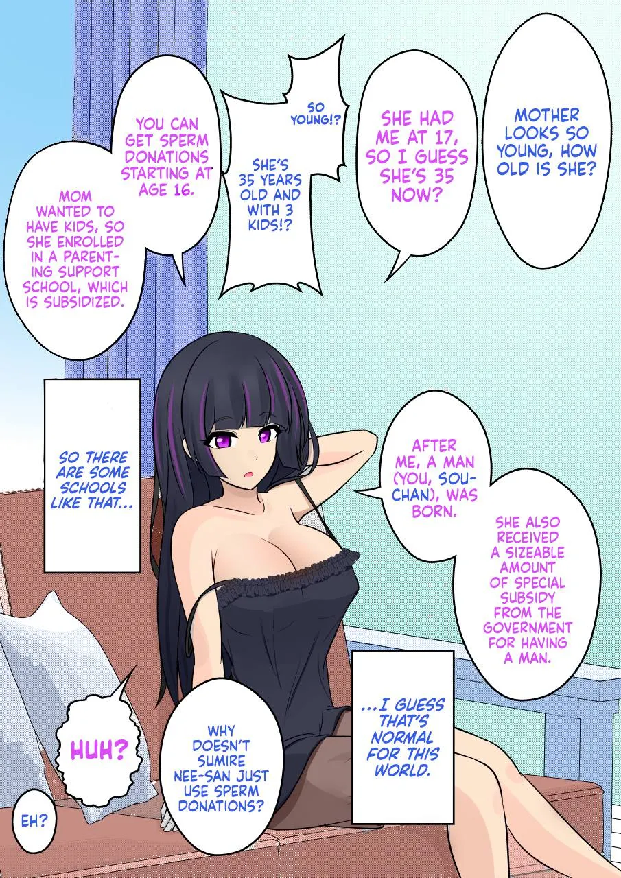 A Parallel World With A 1:39 Male To Female Ratio Is Unexpectedly Normal~〈Fan Colored〉 Zinmanga X Chapter 18 Page 1